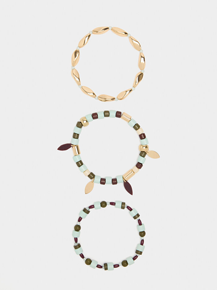 Boncuklu Elastik Bileklik