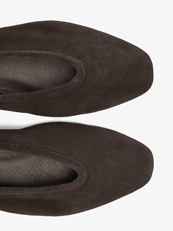 Süet Deri Düz Ayakkabı