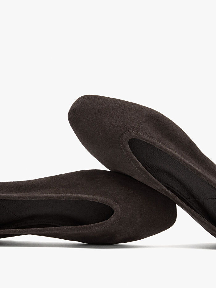 Süet Deri Düz Ayakkabı