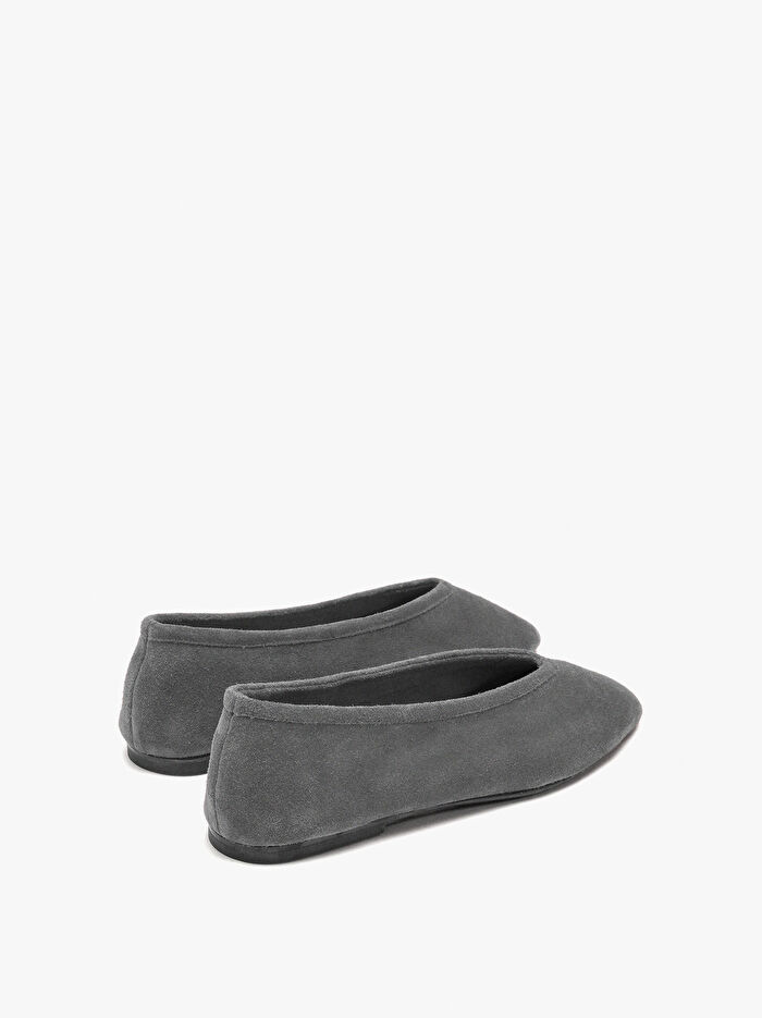 Süet Deri Düz Ayakkabı