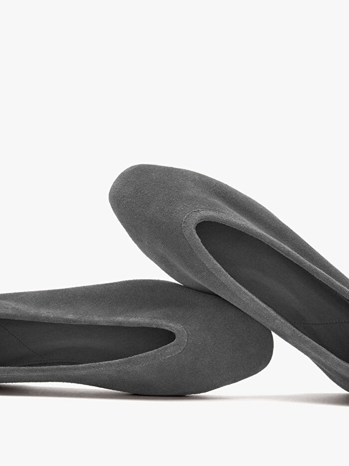 Süet Deri Düz Ayakkabı