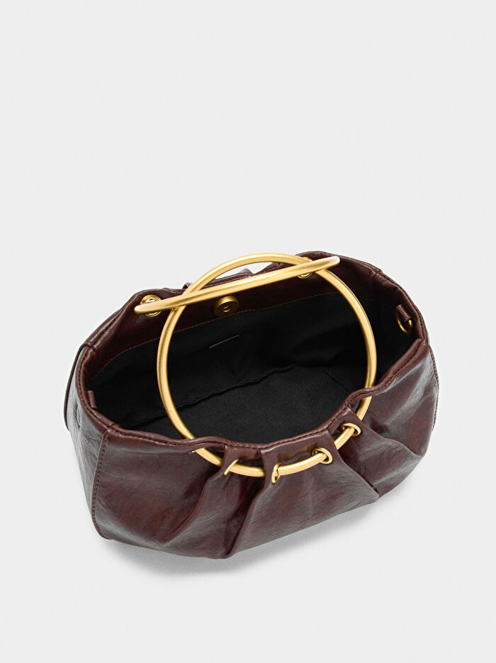 Metal Çerçeveli El Çantası