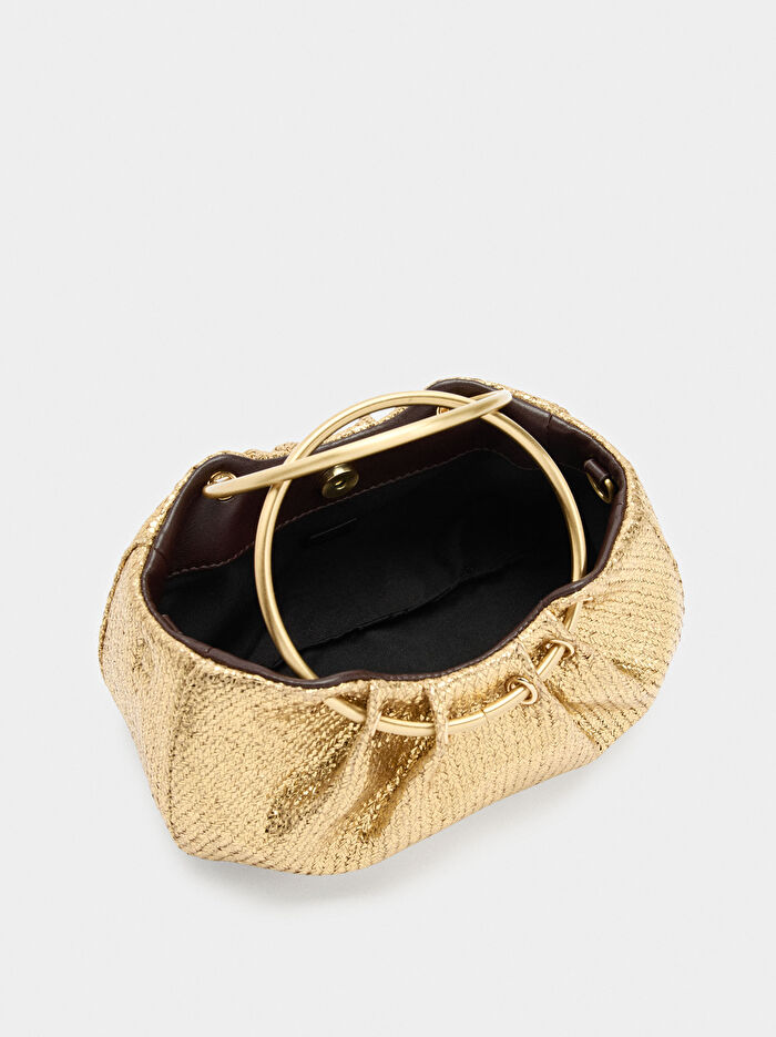 Metal Çerçeveli El Çantası