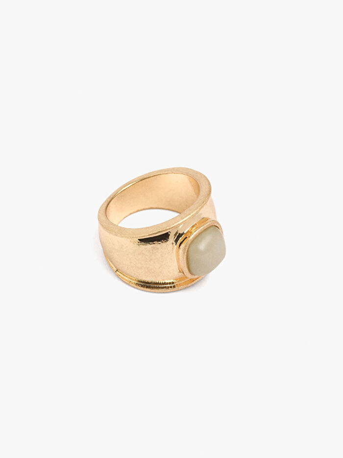 Taşlı Geniş Yüzük