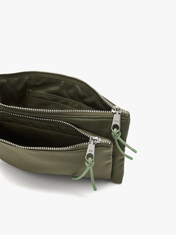 Teknik Kumaş Çok Amaçlı Çanta