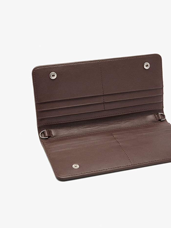 Dokulu ve Kordon Saplı Cüzdan