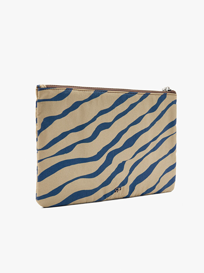 Desenli Teknik Kumaş Çok Amaçlı Çanta