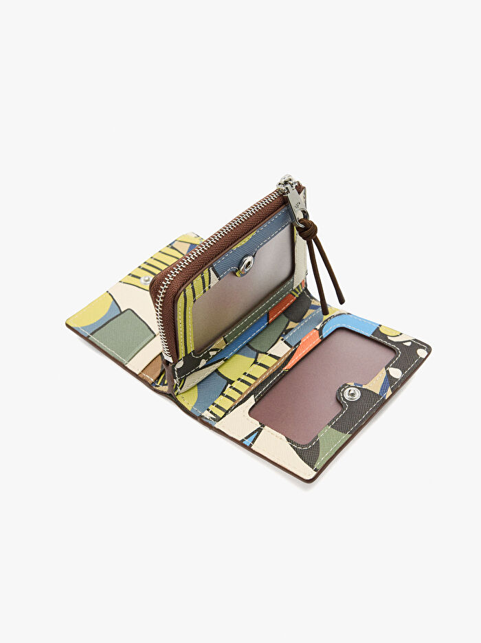 Dokulu Desenli Cüzdan