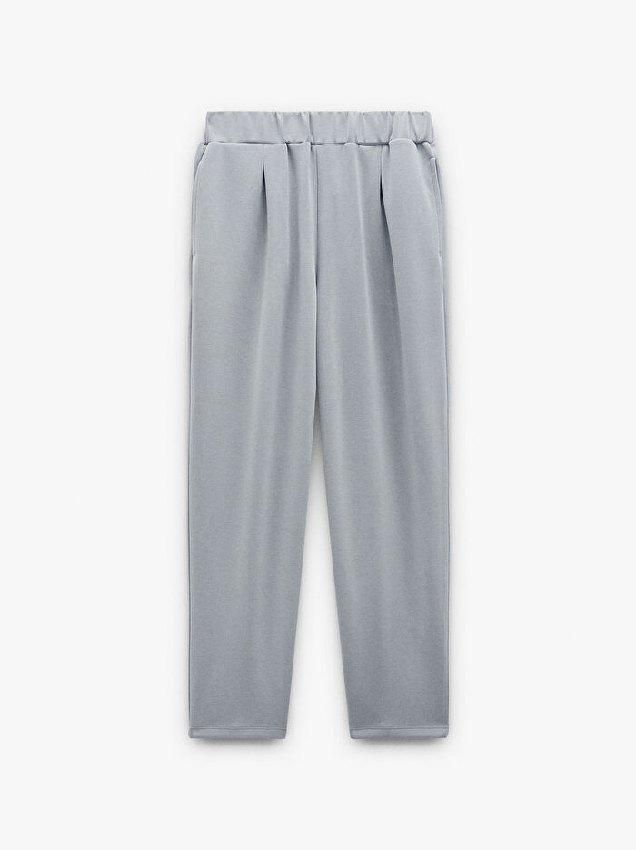 Elastik Bel Yumuşak Dokulu Pantolon