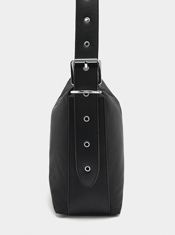 Teknik Kumaş Omuz Çantası