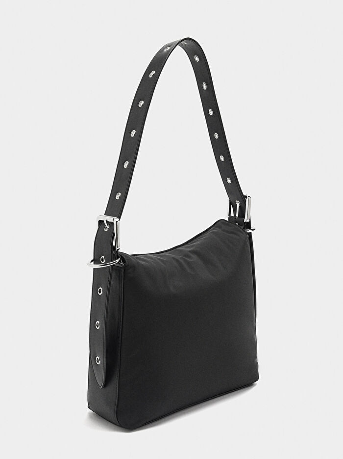 Teknik Kumaş Omuz Çantası