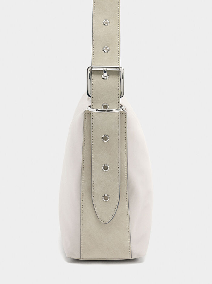 Teknik Kumaş Omuz Çantası