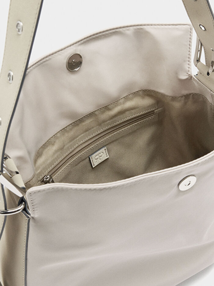 Teknik Kumaş Omuz Çantası