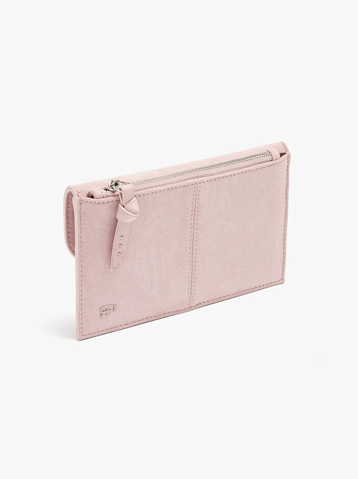 Zımba Detaylı Deri Efektli Çok Amaçlı Çanta