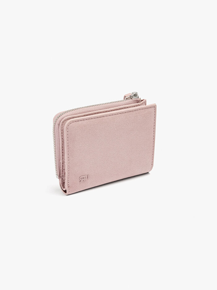 Zımba Detaylı Kalpli Cüzdan