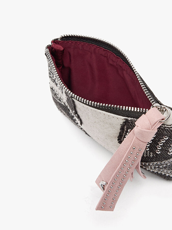 Jakarlı Bozuk Para Çantası