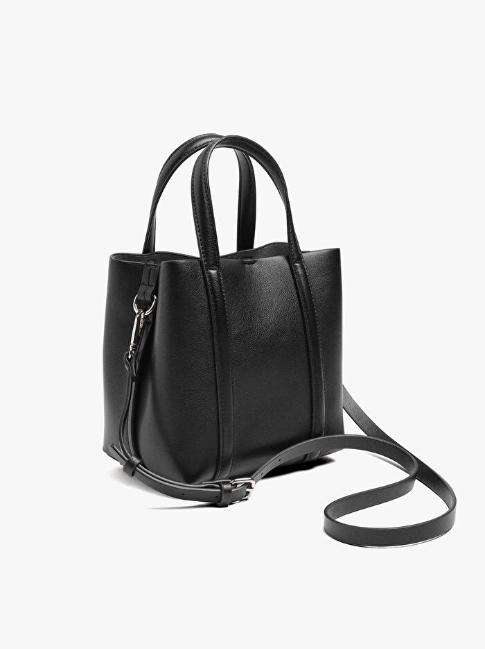 Çapraz Askılı Tote Çanta