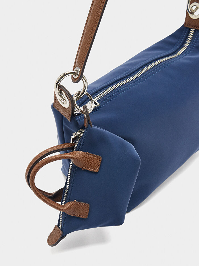 Charm'lı Yumuşak Dokulu Omuz Çantası