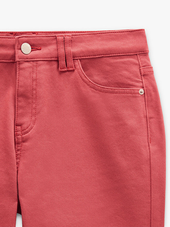 Fermuar Detaylı Denim Pantolon