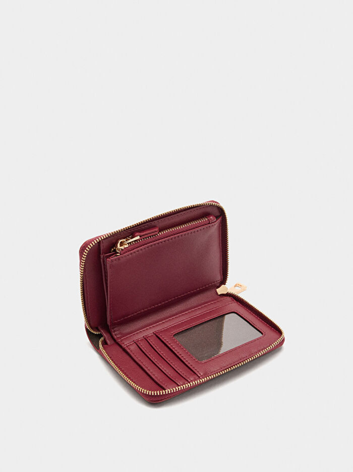 Dokulu ve Fermuarlı Cüzdan