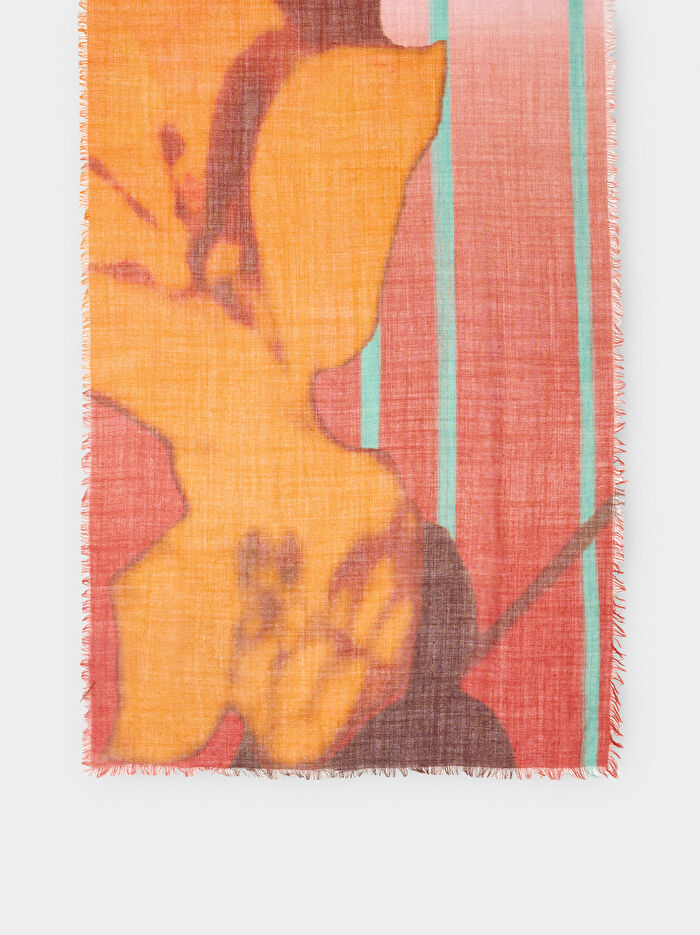 Desenli Şal %100 Yün