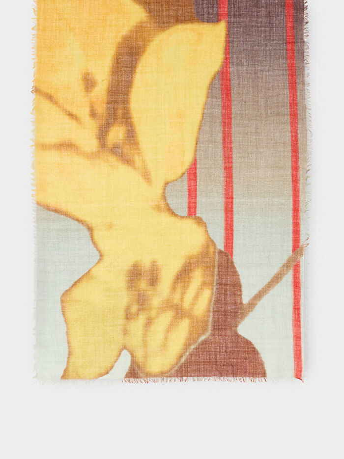 Desenli Şal %100 Yün