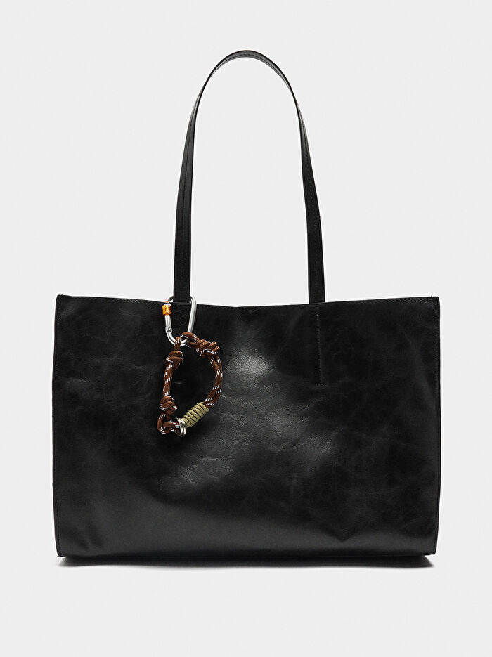 Charm'lı Shopper Çanta