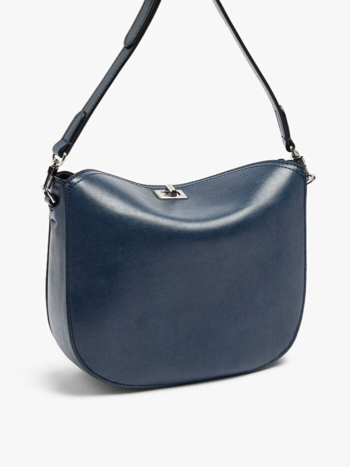 Kapaklı Çapraz Askılı Çanta