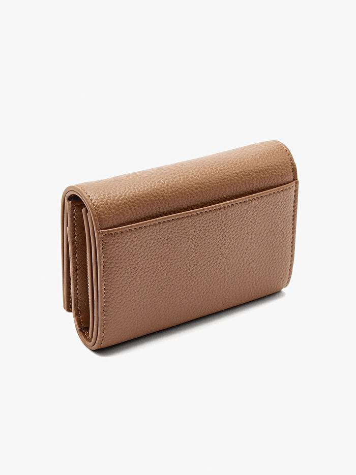 Dokulu ve Kapaklı Cüzdan