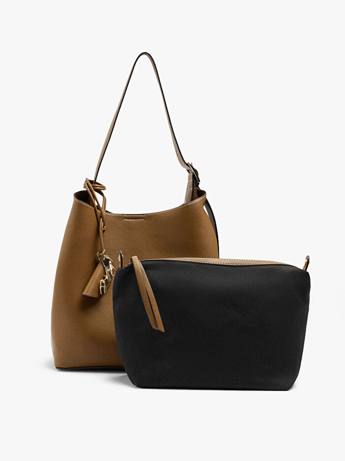 İçi Çıkarılabilir Omuz Çantası