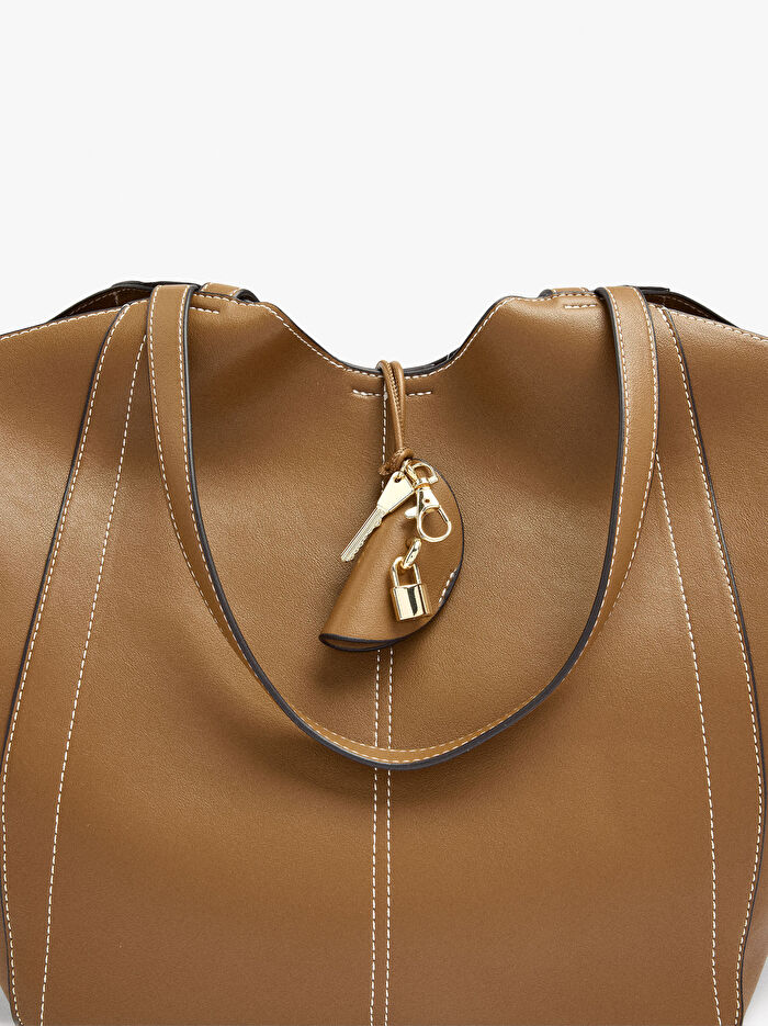 İçi Çıkarılabilir Shopper Çanta