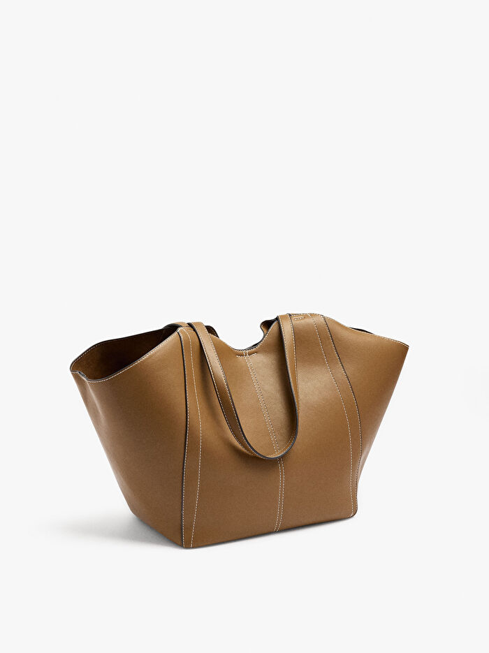 İçi Çıkarılabilir Shopper Çanta