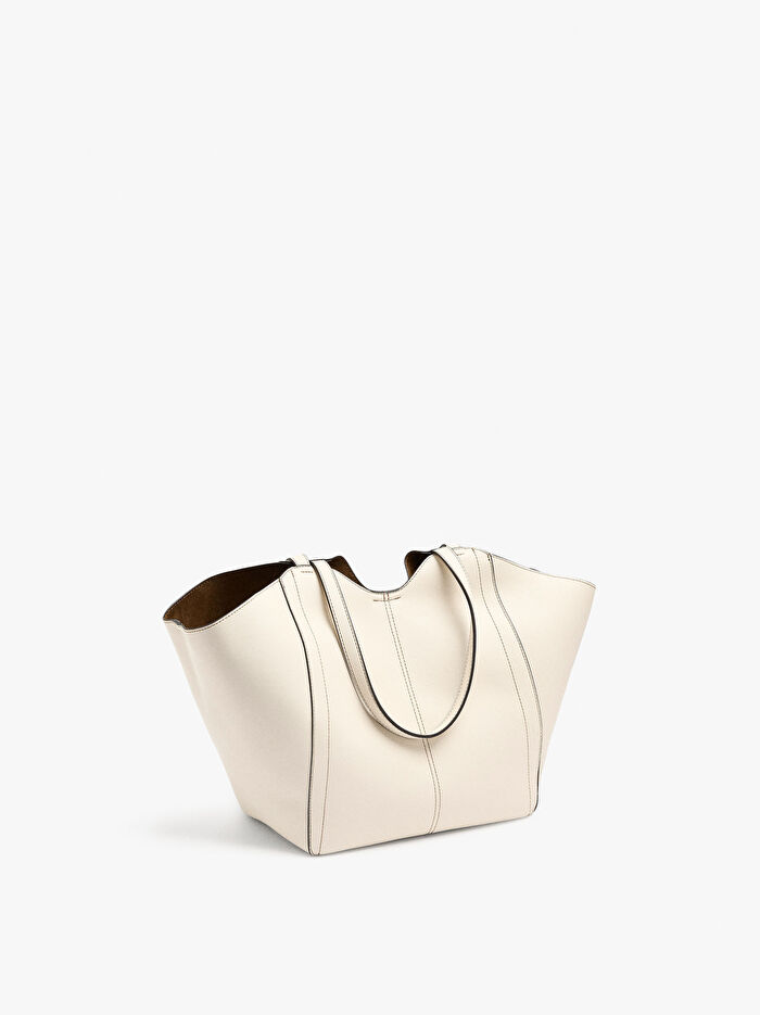 İçi Çıkarılabilir Shopper Çanta