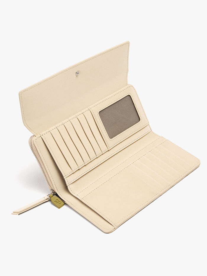 Yumuşak Dokulu Kapaklı Cüzdan