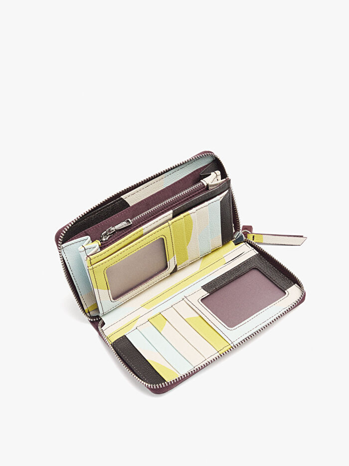 Dokulu Desenli Cüzdan