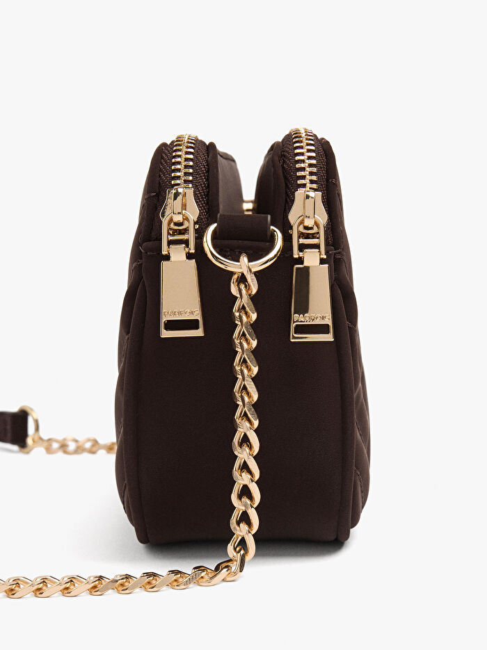 Zincirli Kapitone Çanta