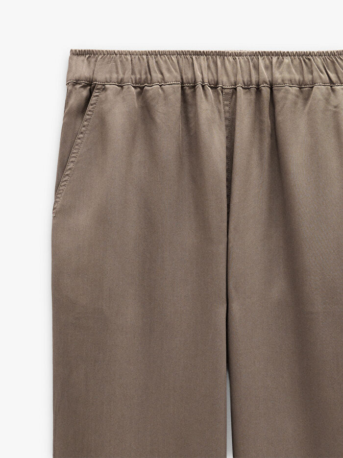 %100 Liyosel Düz Pantolon