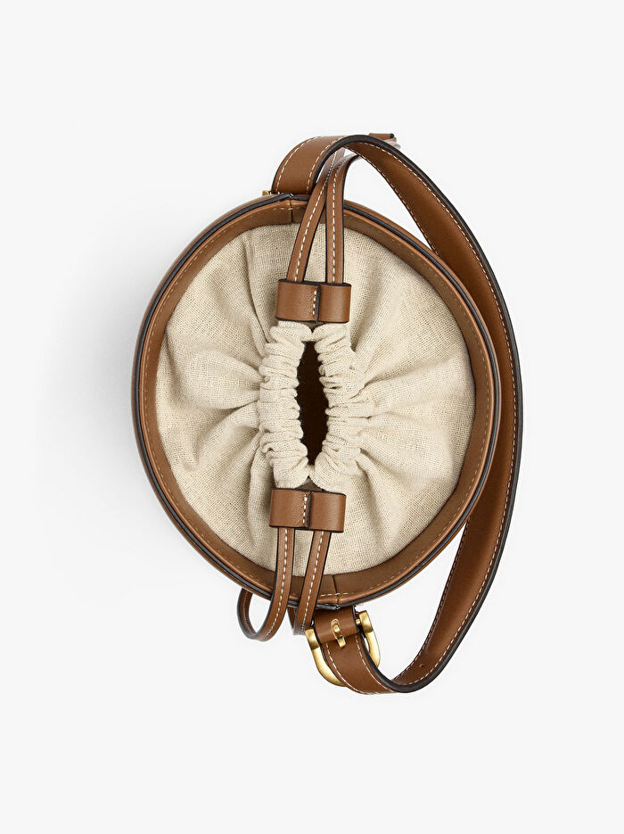 Çapraz Askılı Bucket Çanta