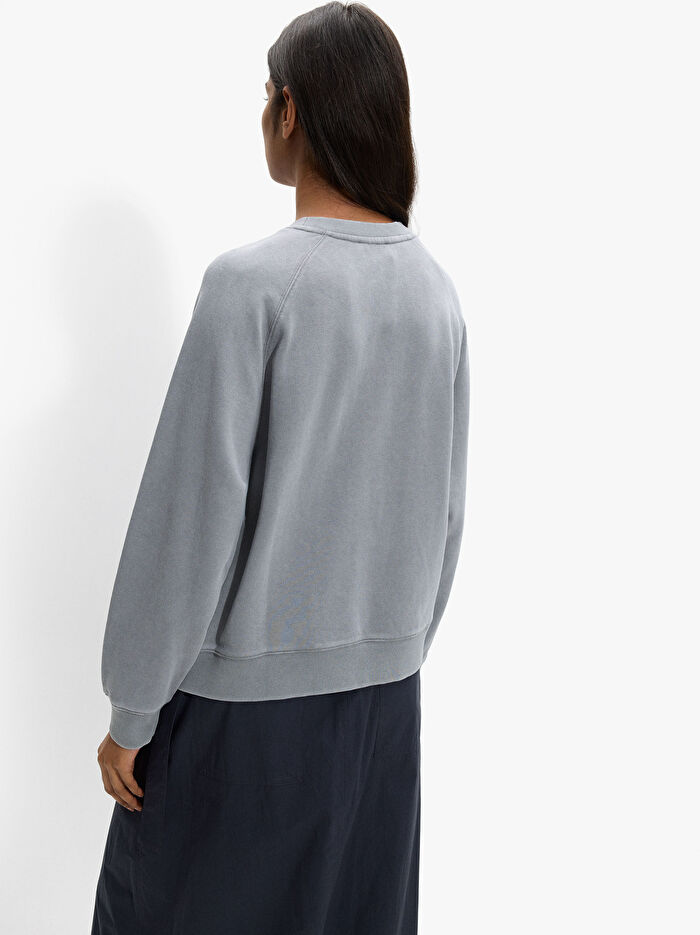 Nakışlı Pamuklu Sweatshirt