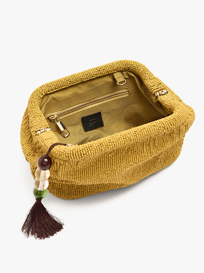 Boncuklu Party Çanta