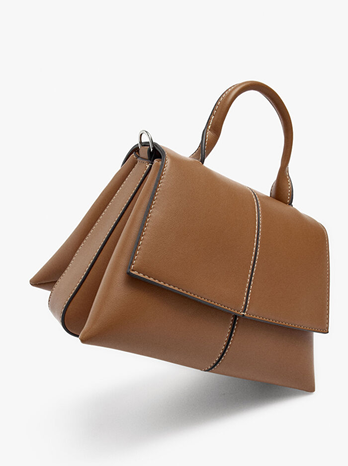 Çapraz Askılı Sade El Çantası