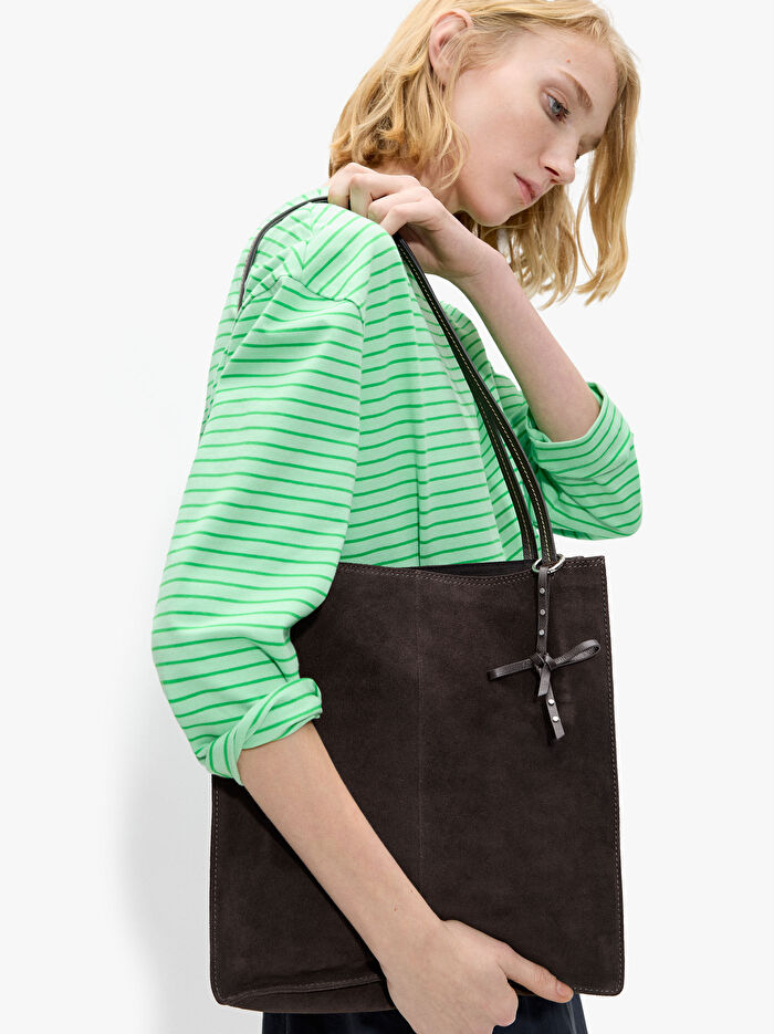 Deri Shopper Çanta