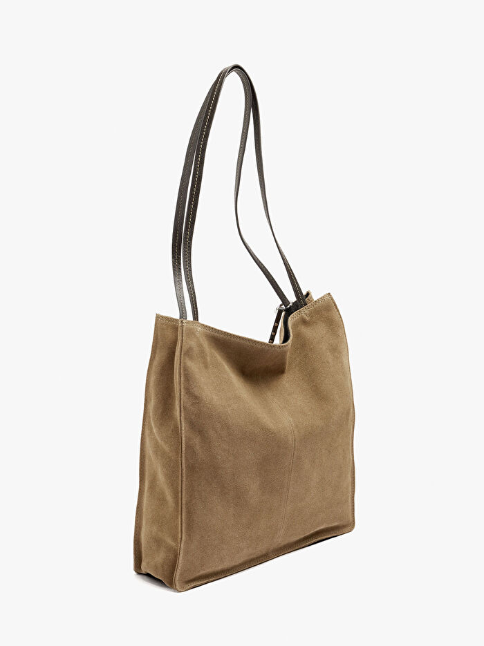 Deri Shopper Çanta