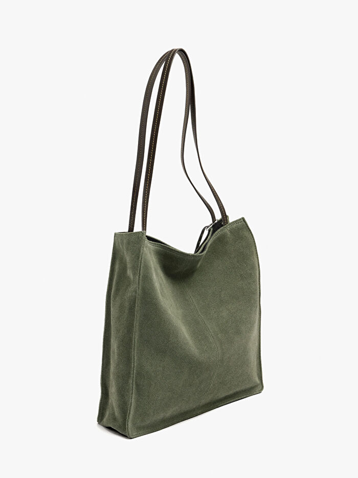 Deri Shopper Çanta