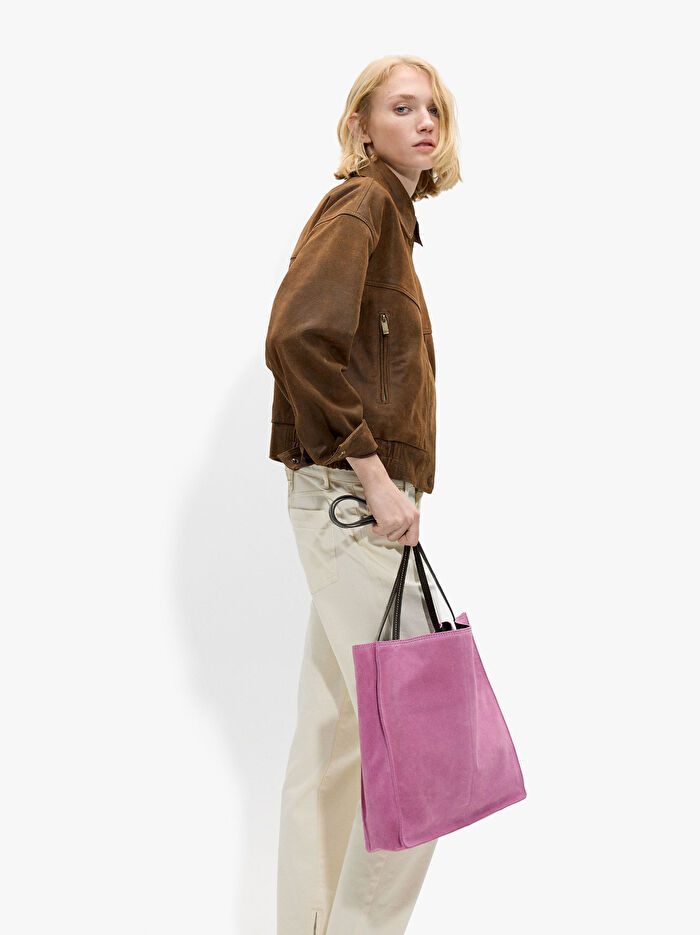 Deri Shopper Çanta