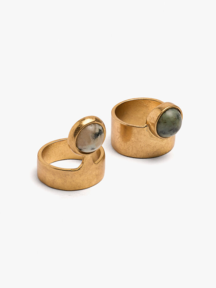 Taşlı Yüzük Seti