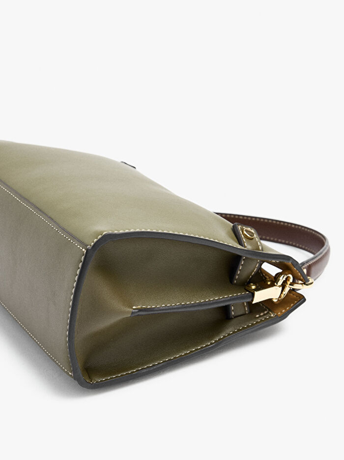 Çapraz Askılı Sade El Çantası