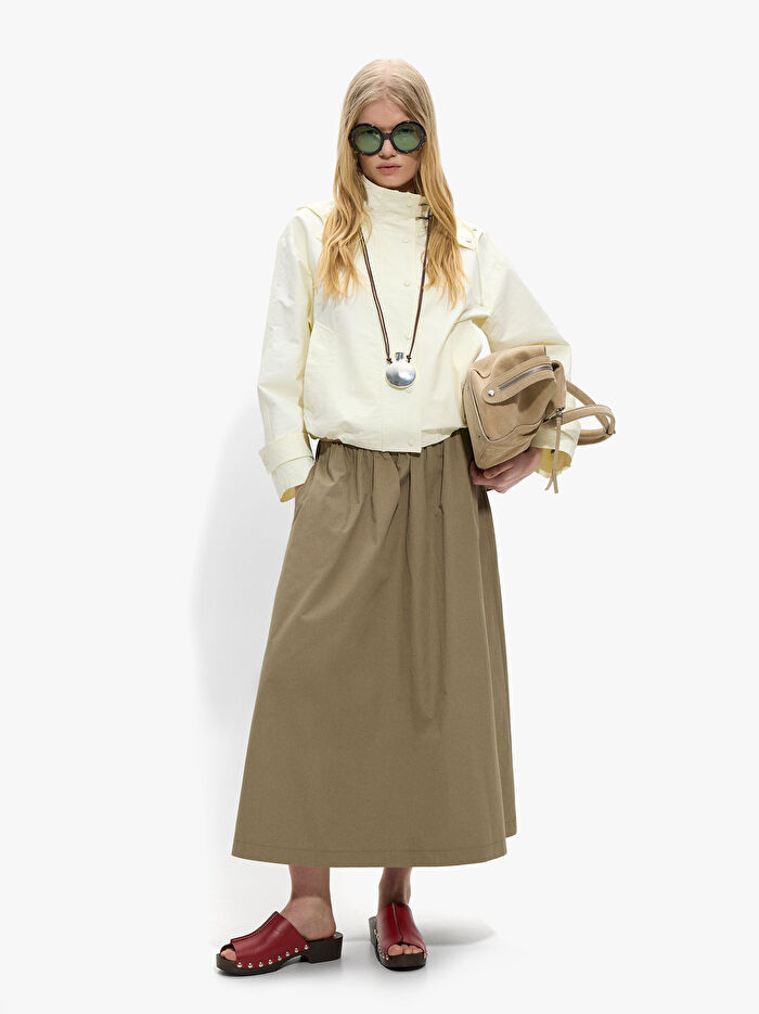 %100 Pamuk Uzun Etek