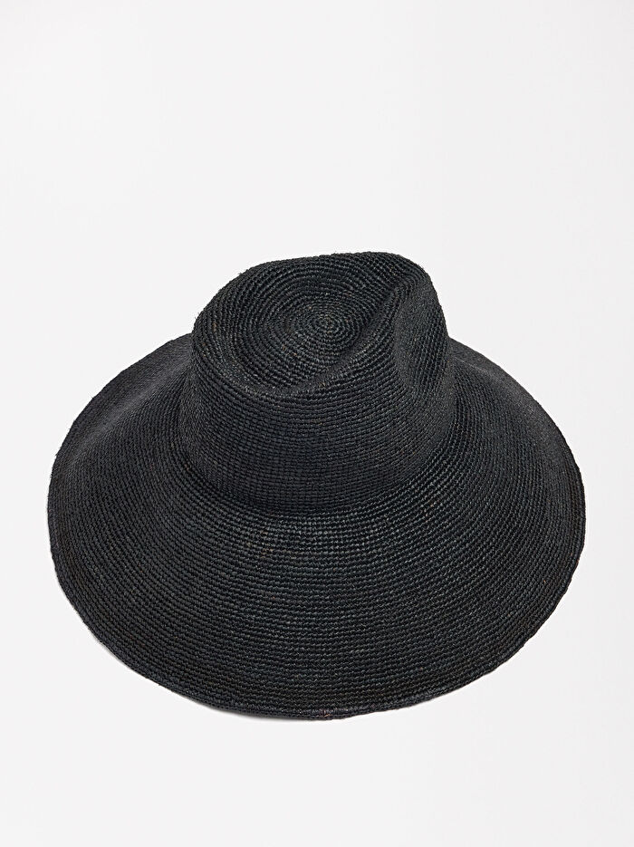 Geniş Kenarlı Hasır Şapka