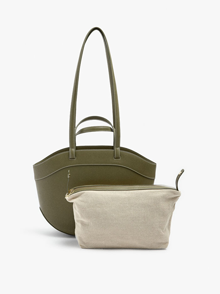 İçi Çıkarılabilir Tote Çanta